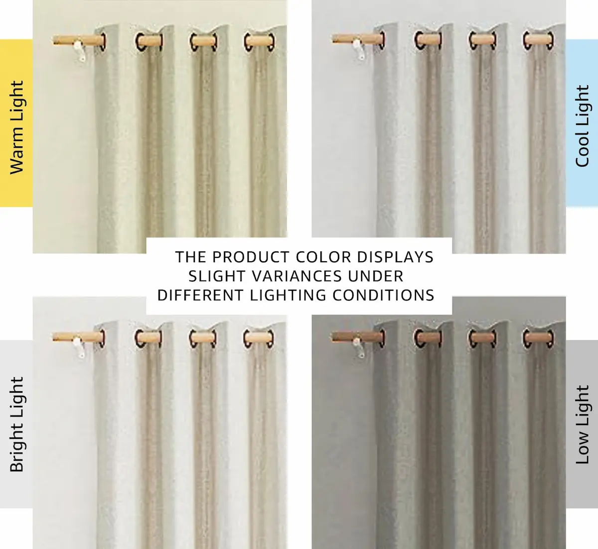 Noise reducing blackout curtains